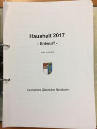 Haushalt 2017