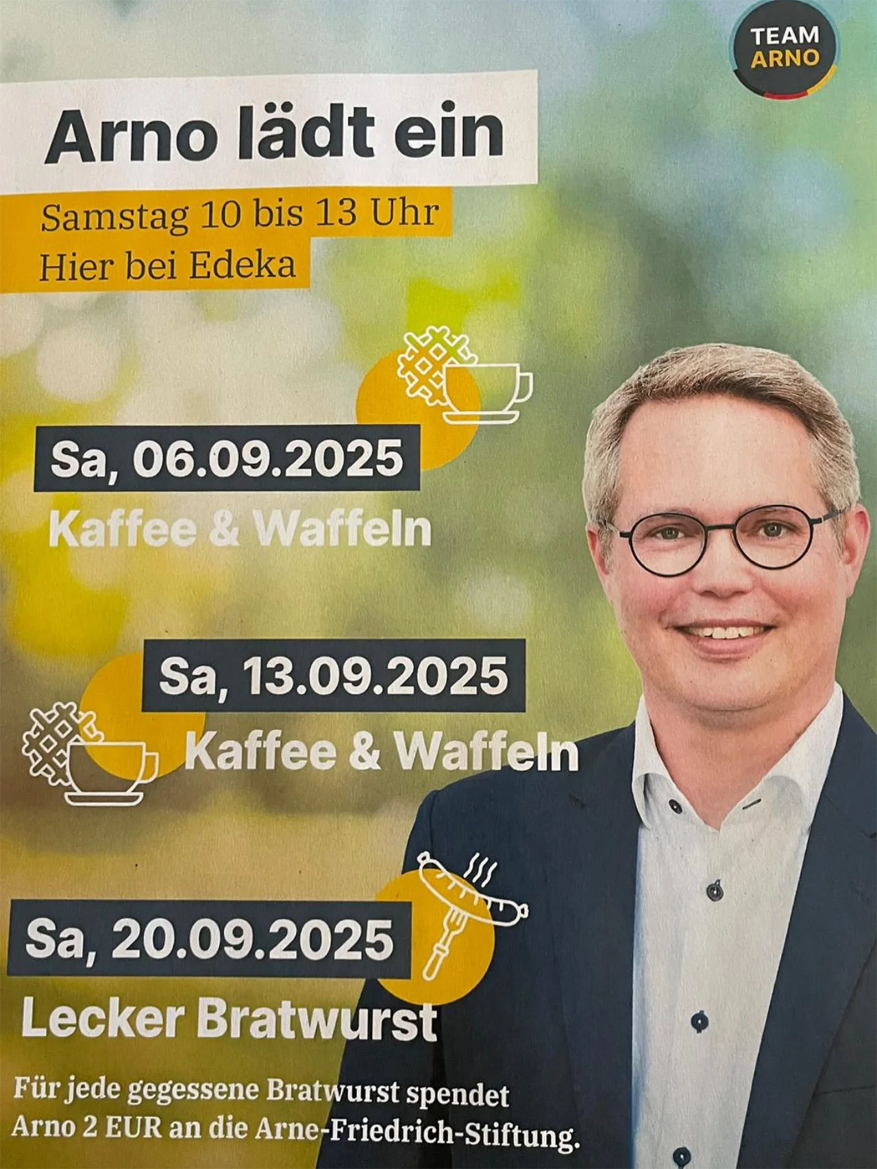 Arno lädt ein